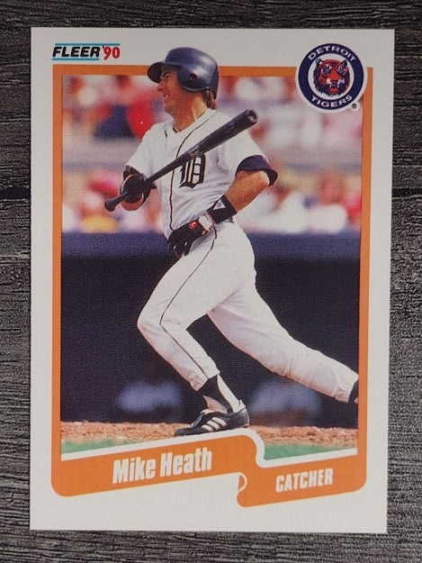 1990 Fleer #603 Mike Heath
