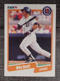 1990 Fleer #603 Mike Heath