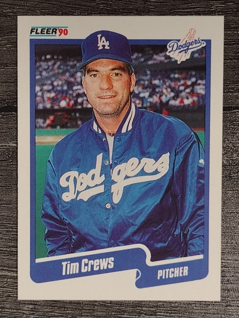 1990 Fleer #390 Tim Crews