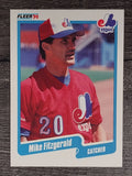 1990 Fleer #343 Mike Fitzgerald