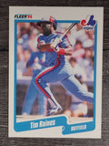 1990 Fleer #359 Tim Raines