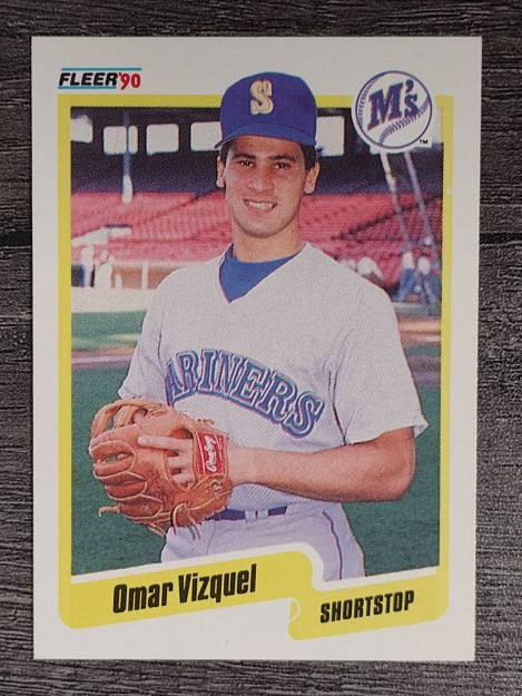 1990 Fleer #528 Omar Vizquel