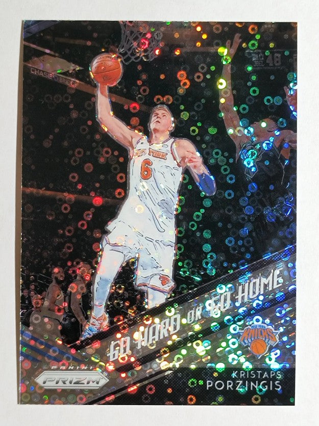 2018-19 Panini Prizm Go Hard or Go Home Prizms Fast Break #7 Kristaps Porzingis