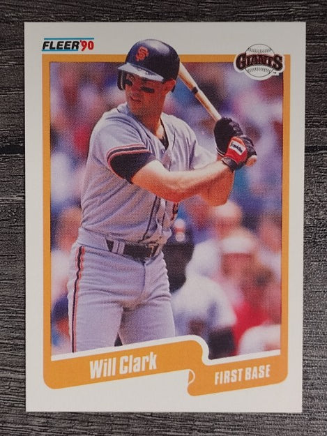 1990 Fleer #54 Will Clark