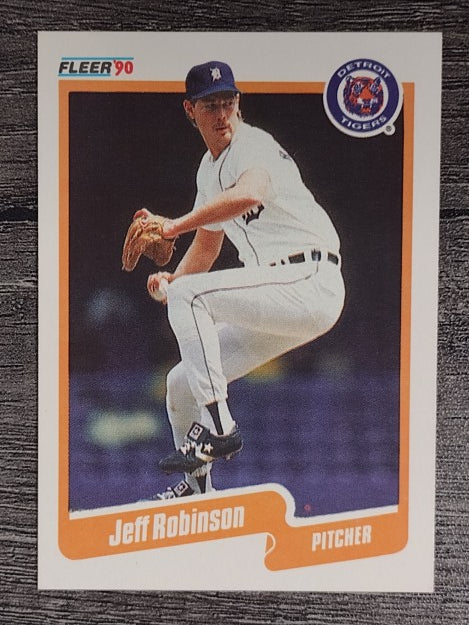 1990 Fleer #614 Jeff M. Robinson
