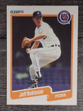 1990 Fleer #614 Jeff M. Robinson