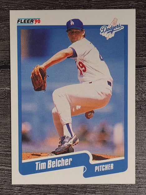 1990 Fleer #389 Tim Belcher