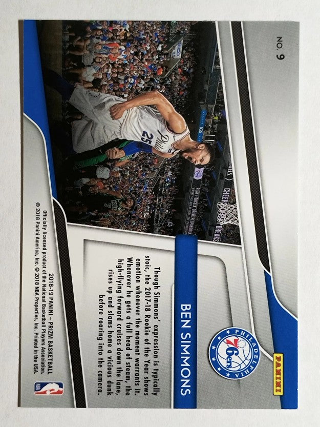 2018-19 Panini Prizm Get Hyped! #9 Ben Simmons