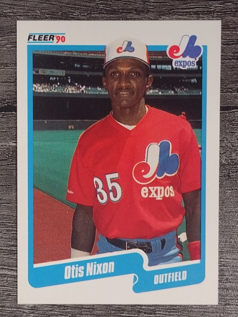 1990 Fleer #356 Otis Nixon