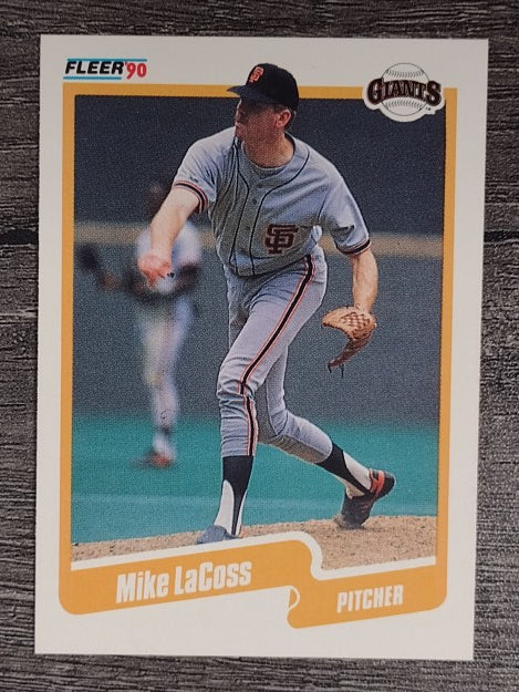 1990 Fleer #59 Mike LaCoss