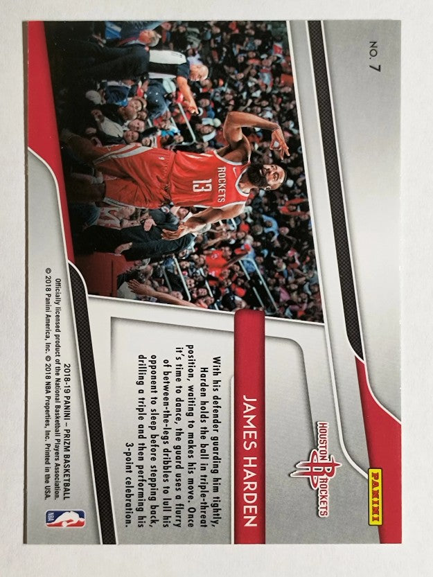2018-19 Panini Prizm Get Hyped! #7 James Harden