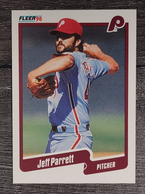 1990 Fleer #570 Jeff Parrett