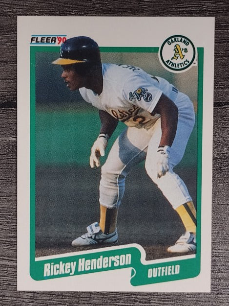 1990 Fleer #10 Rickey Henderson