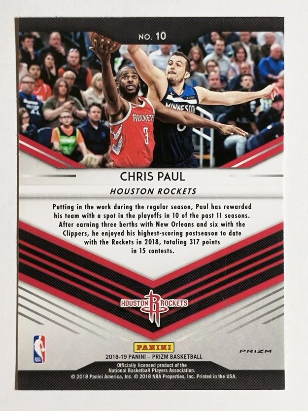 2018-19 Panini Prizm Go Hard or Go Home Prizms Hyper #10 Chris Paul