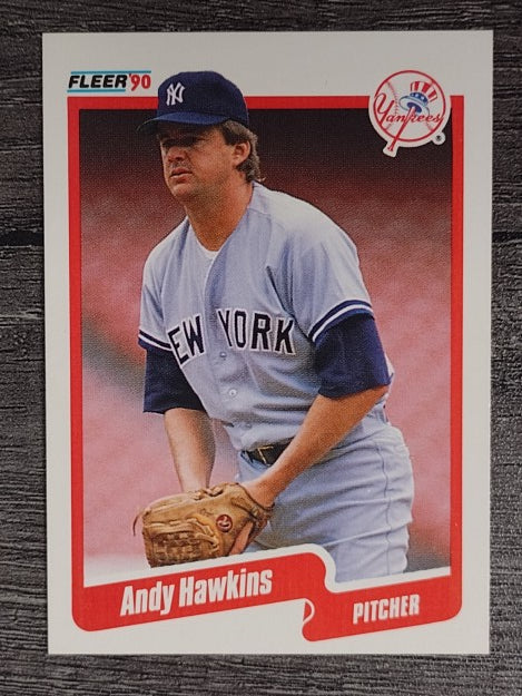 1990 Fleer #445 Andy Hawkins