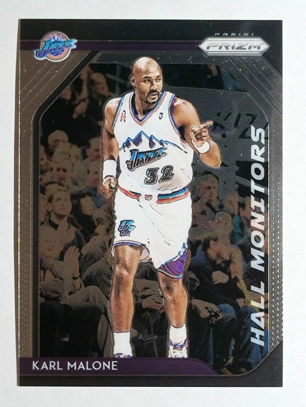 2018-19 Panini Prizm Hall Monitors #5 Karl Malone