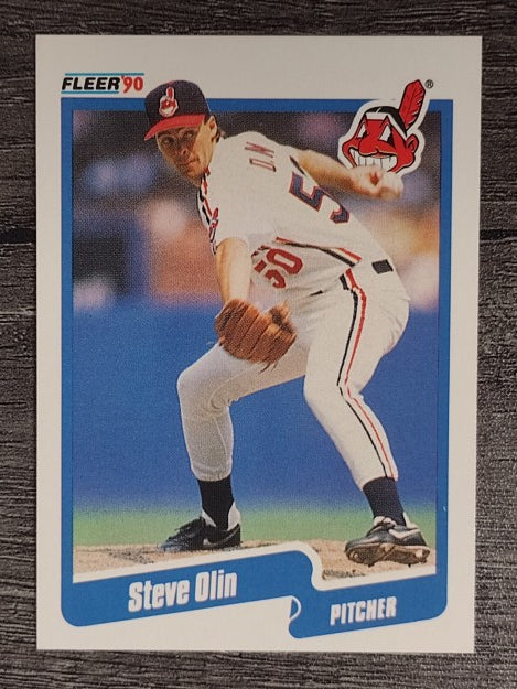 1990 Fleer #499 Steve Olin RC