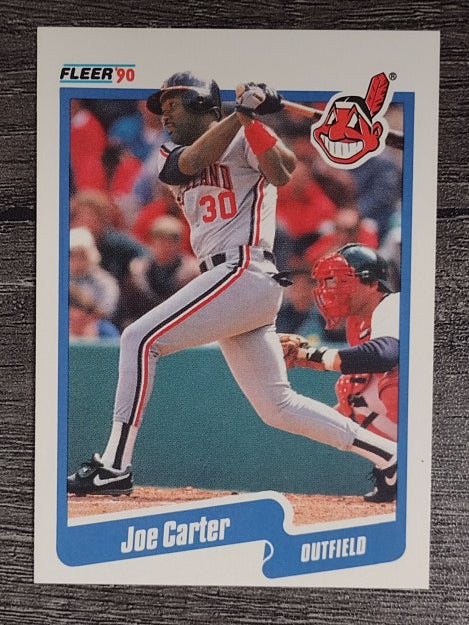 1990 Fleer #489 Joe Carter