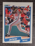 1990 Fleer #489 Joe Carter