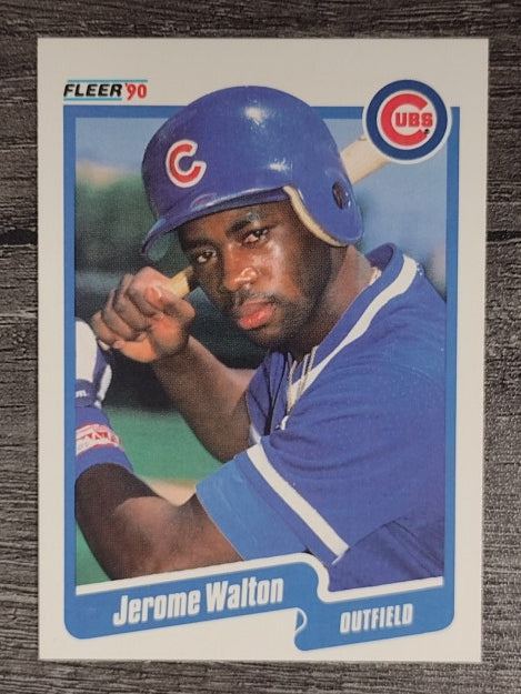 1990 Fleer #44 Jerome Walton