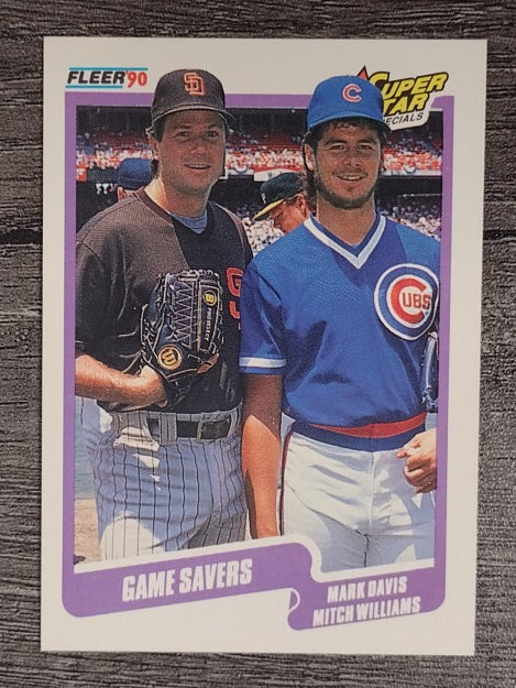 1990 Fleer #631 Mark Davis/Mitch Williams