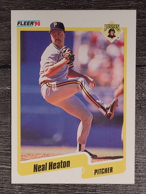 1990 Fleer #468 Neal Heaton