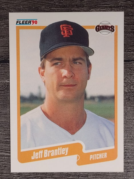 1990 Fleer #52 Jeff Brantley