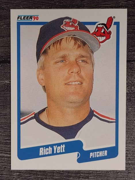 1990 Fleer #504 Rich Yett
