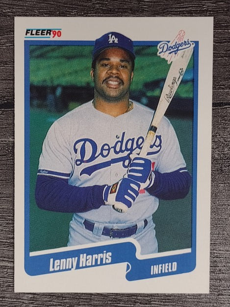 1990 Fleer #397 Lenny Harris