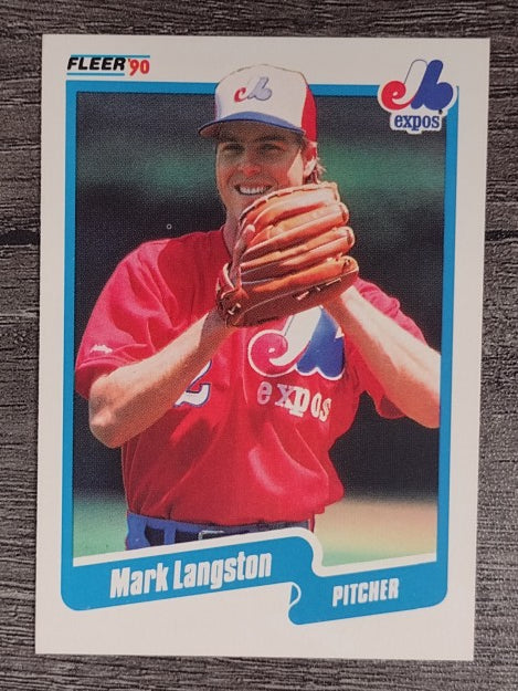 1990 Fleer #352 Mark Langston