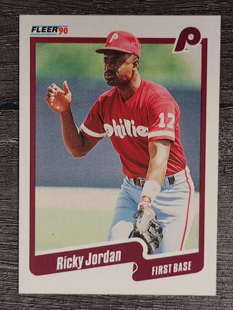 1990 Fleer #564 Ricky Jordan