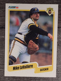 1990 Fleer #473 Mike LaValliere