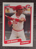 1990 Fleer #428 Luis Quinones