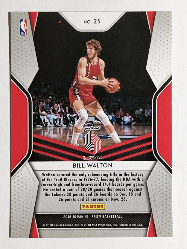 2018-19 Panini Prizm Dominance #25 Bill Walton