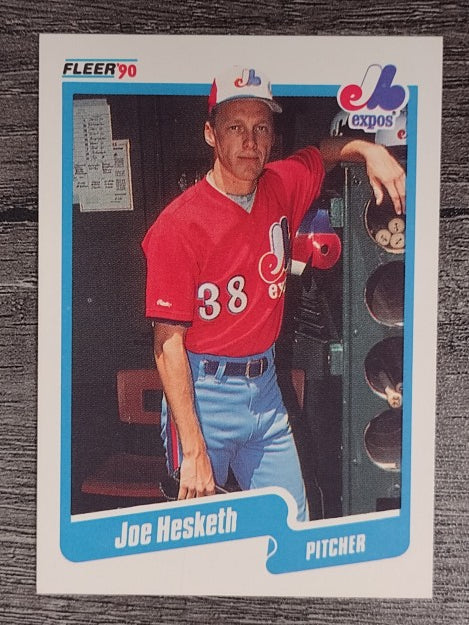 1990 Fleer #349 Joe Hesketh