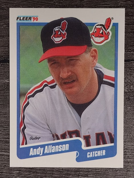 1990 Fleer #483 Andy Allanson