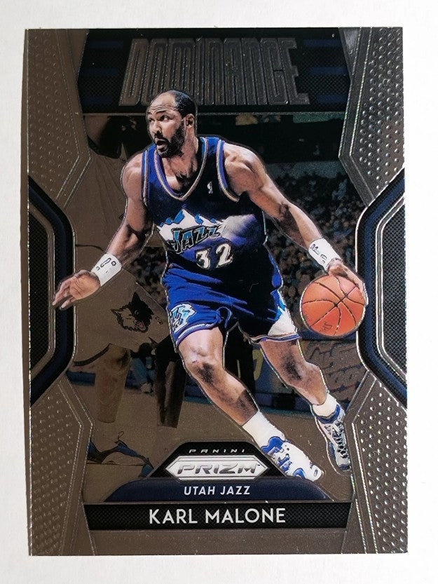 2018-19 Panini Prizm Dominance #12 Karl Malone