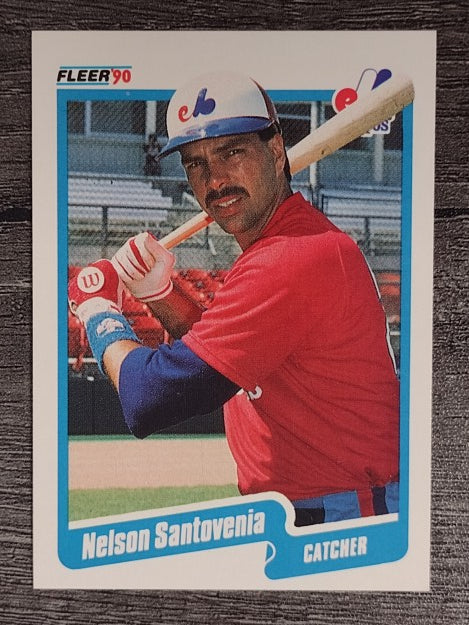1990 Fleer #360 Nelson Santovenia