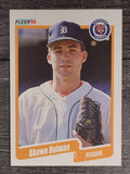 1990 Fleer #606 Shawn Holman RC