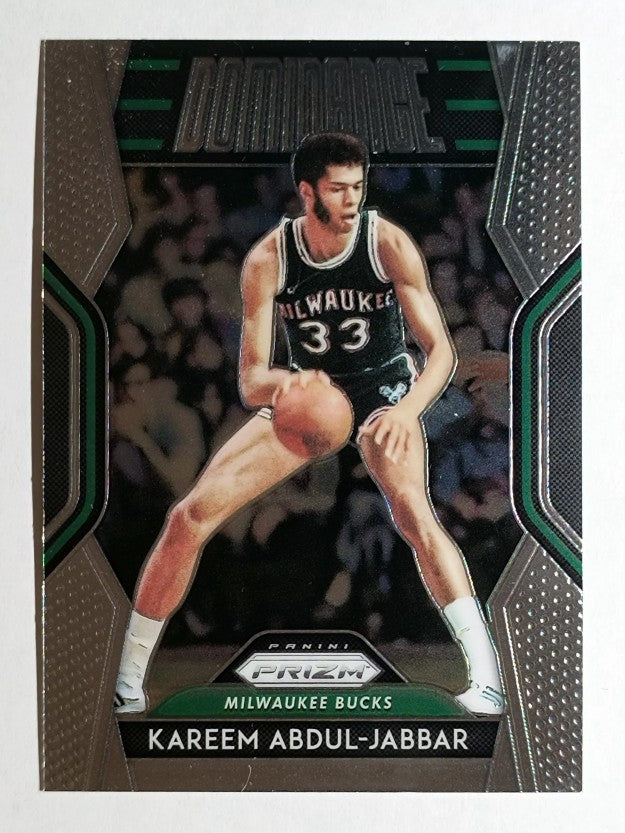 2018-19 Panini Prizm Dominance #7 Kareem Abdul-Jabbar