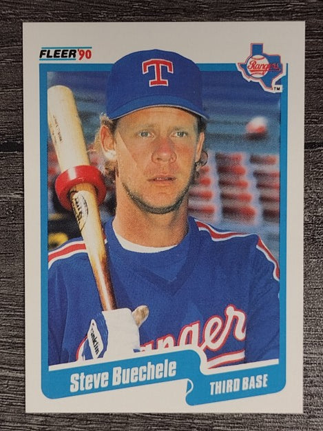 1990 Fleer #292 Steve Buechele