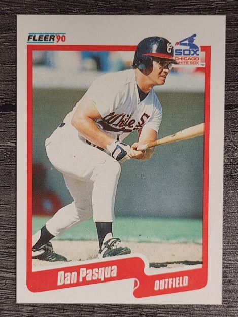 1990 Fleer #544 Dan Pasqua