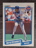 1990 Fleer #217 Darryl Strawberry