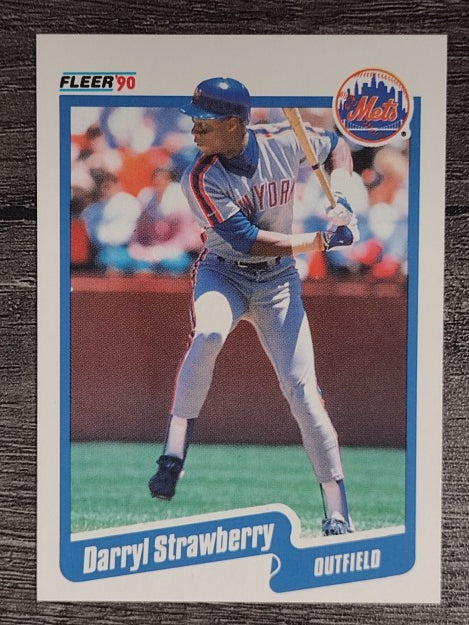 1990 Fleer #217 Darryl Strawberry