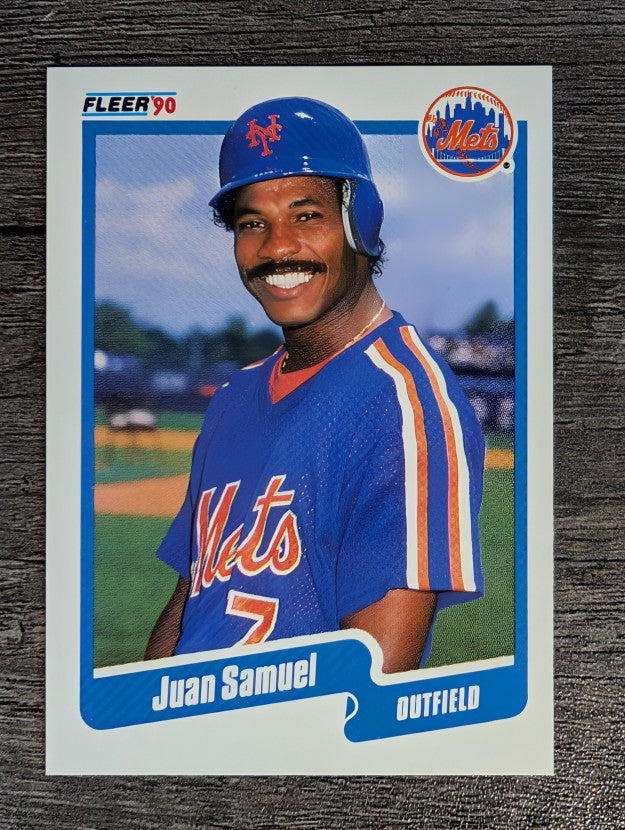 1990 Fleer #215 Juan Samuel