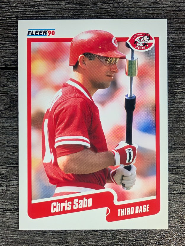 1990 Fleer #433 Chris Sabo