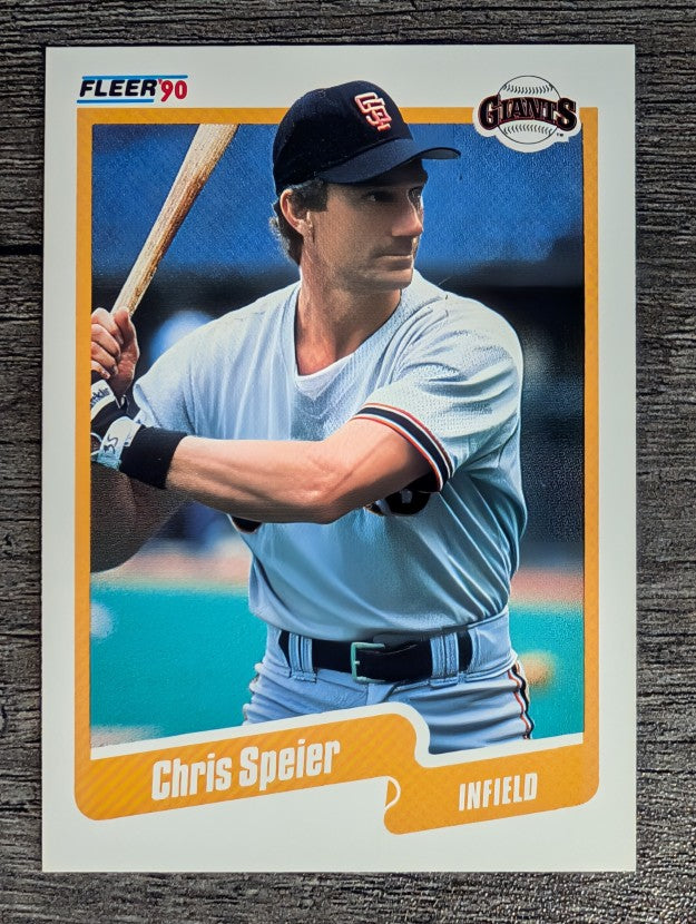 1990 Fleer #72 Chris Speier