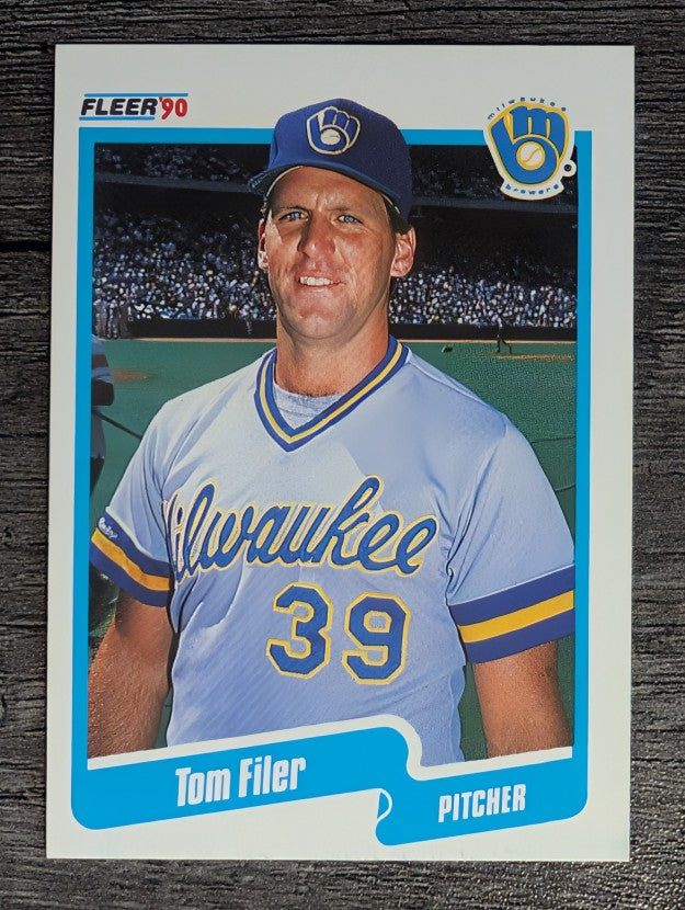 1990 Fleer #322 Tom Filer