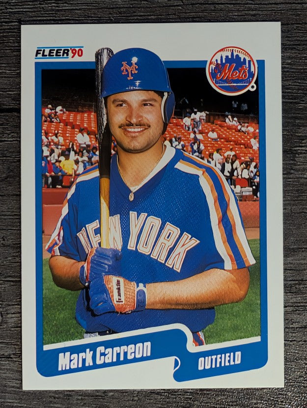 1990 Fleer #198 Mark Carreon