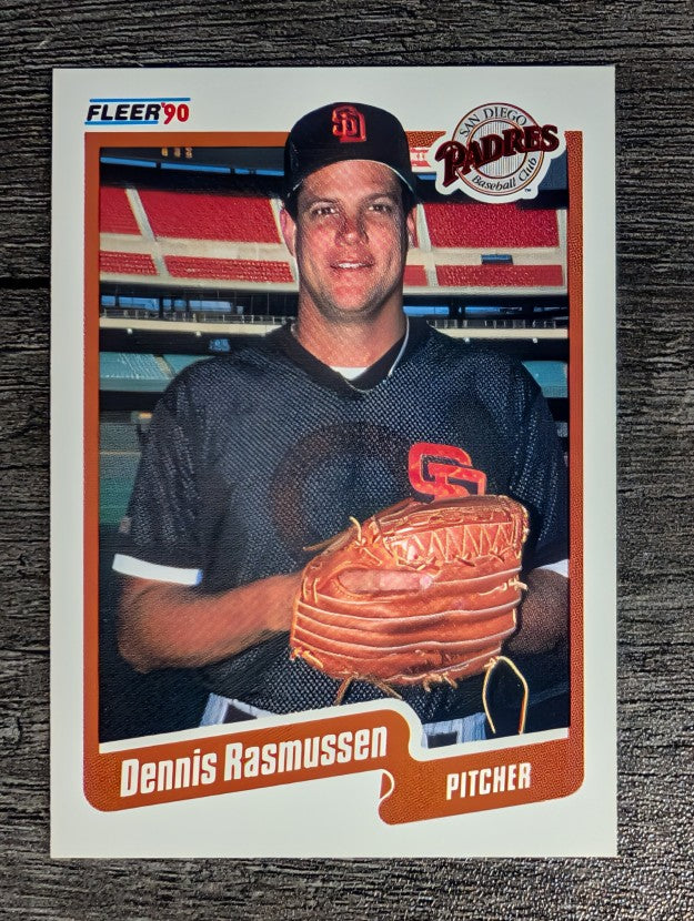 1990 Fleer #165 Dennis Rasmussen